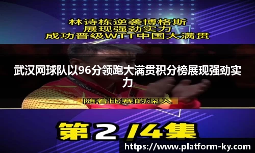 武汉网球队以96分领跑大满贯积分榜展现强劲实力